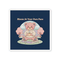 Bear Die-Cut Magnet – Bloom at Your Own Pace