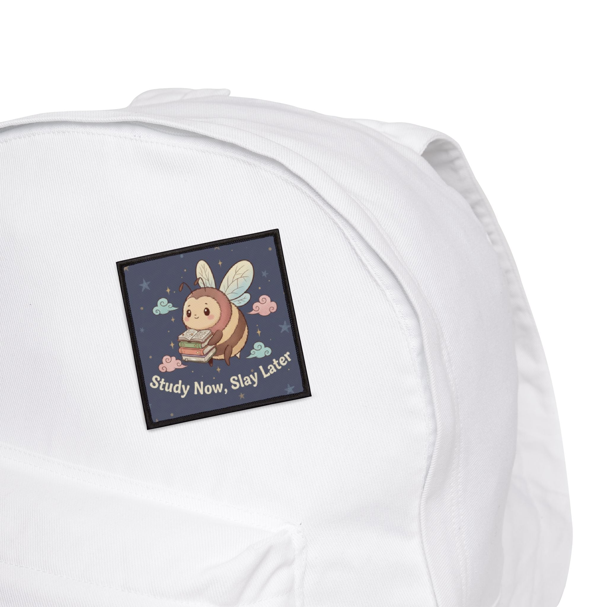 Bee Iron-On Patch – Study Now, Slay Later