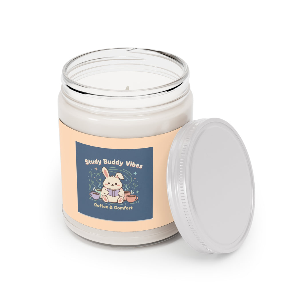 Bunny Scented Candle – Study Buddy Vibes Coffee Comfort