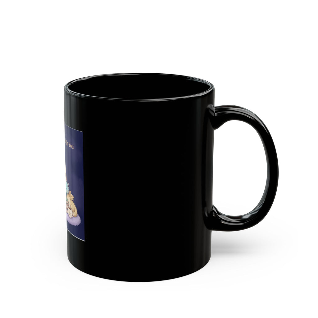 Bunny Black Mug 11oz – Success Looks Good on You
