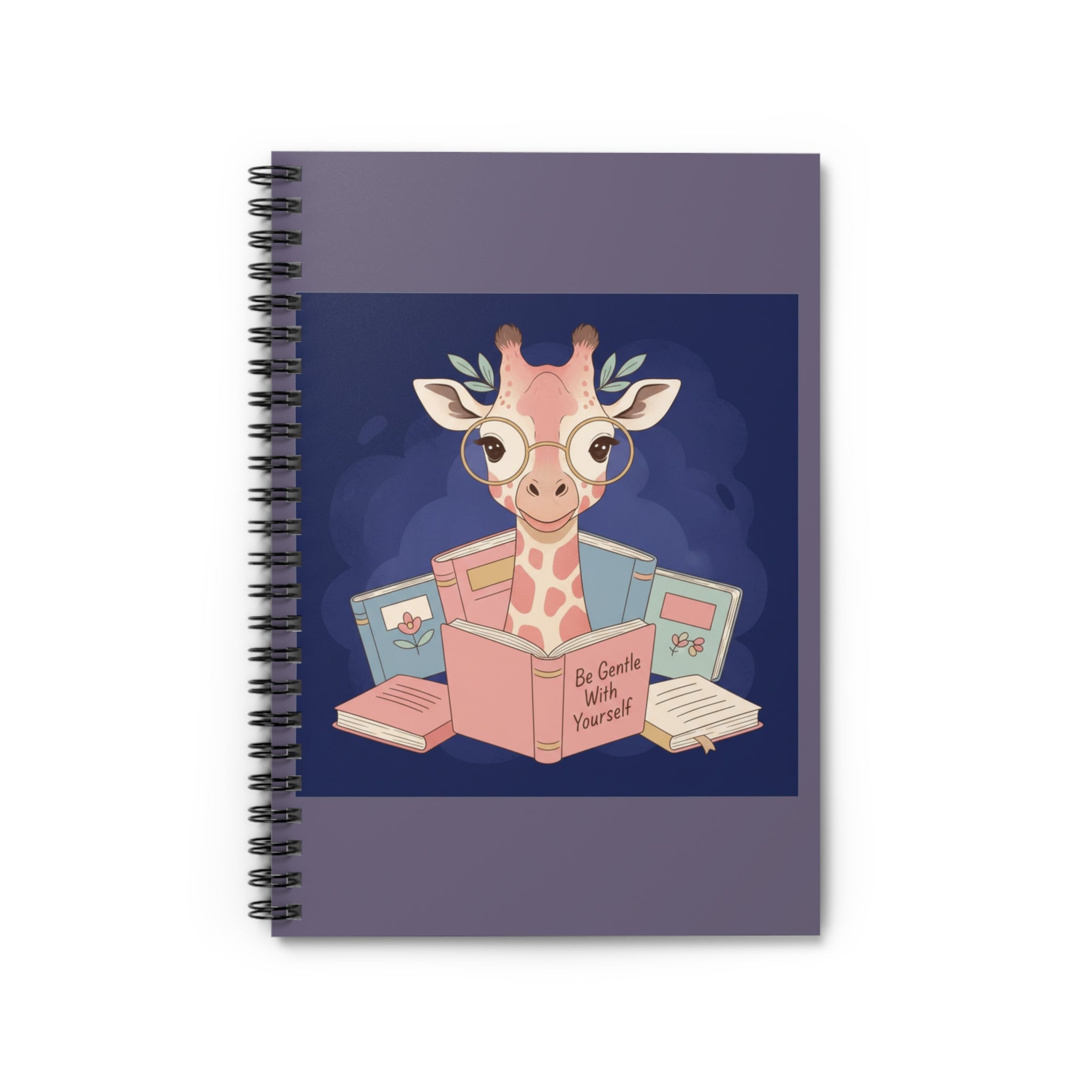 Giraffe Spiral Notebook – Be Gentle With Yourself