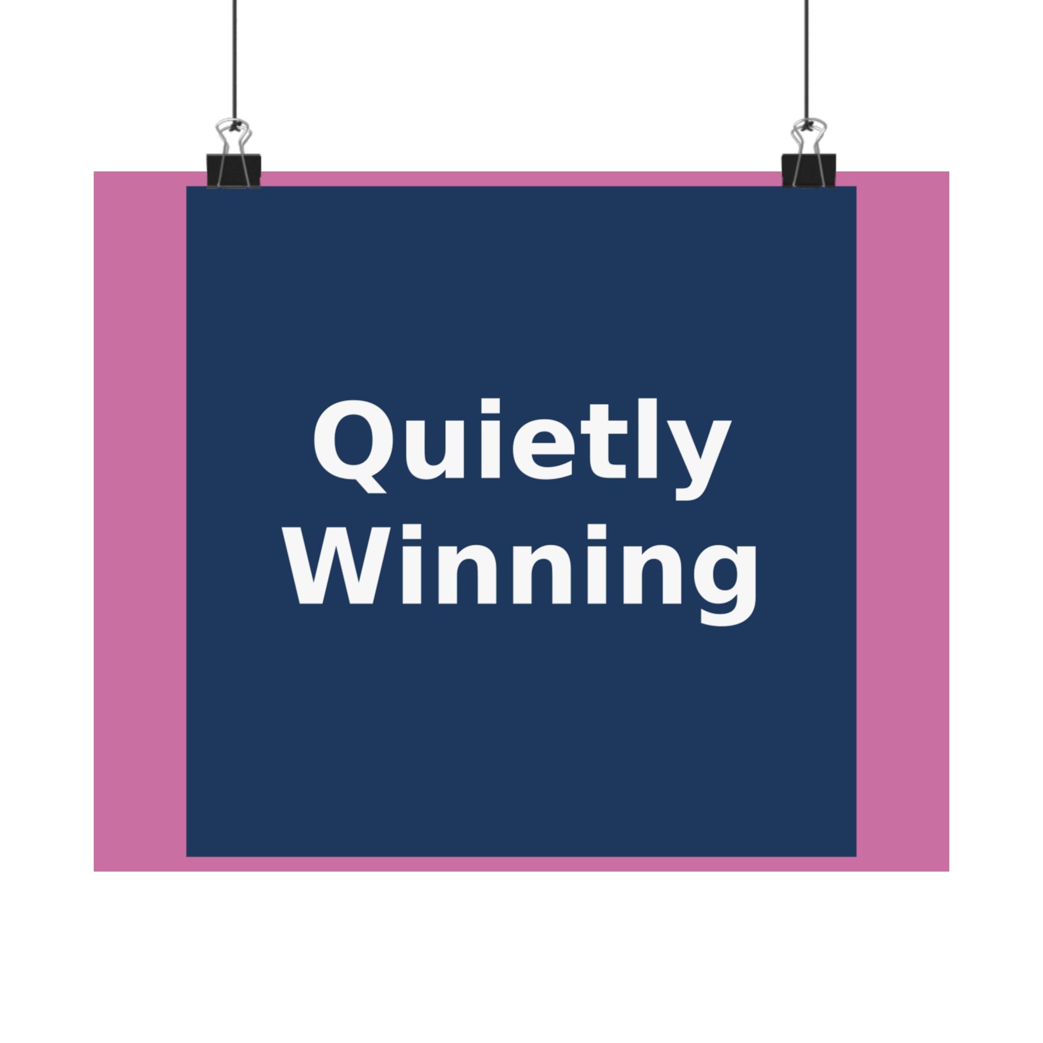 Quietly Winning - KayKay Poster