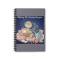Turtle Spiral Notebook – Making My Dreams Happen