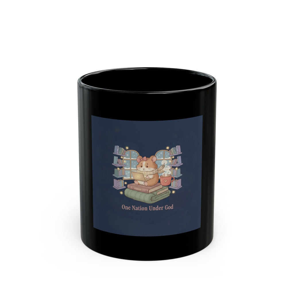 Bunny Black Mug 11oz – One Nation Under God