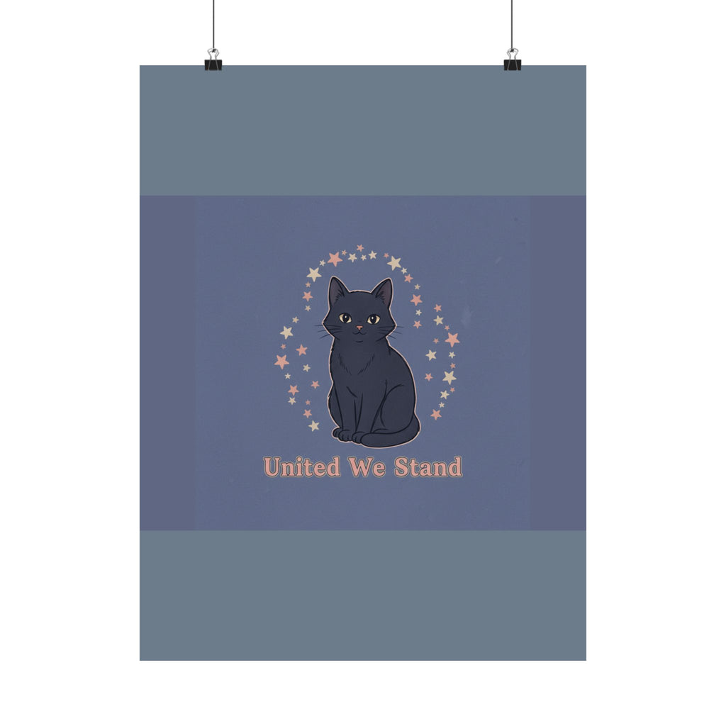 Black Cat Poster – United We Stand