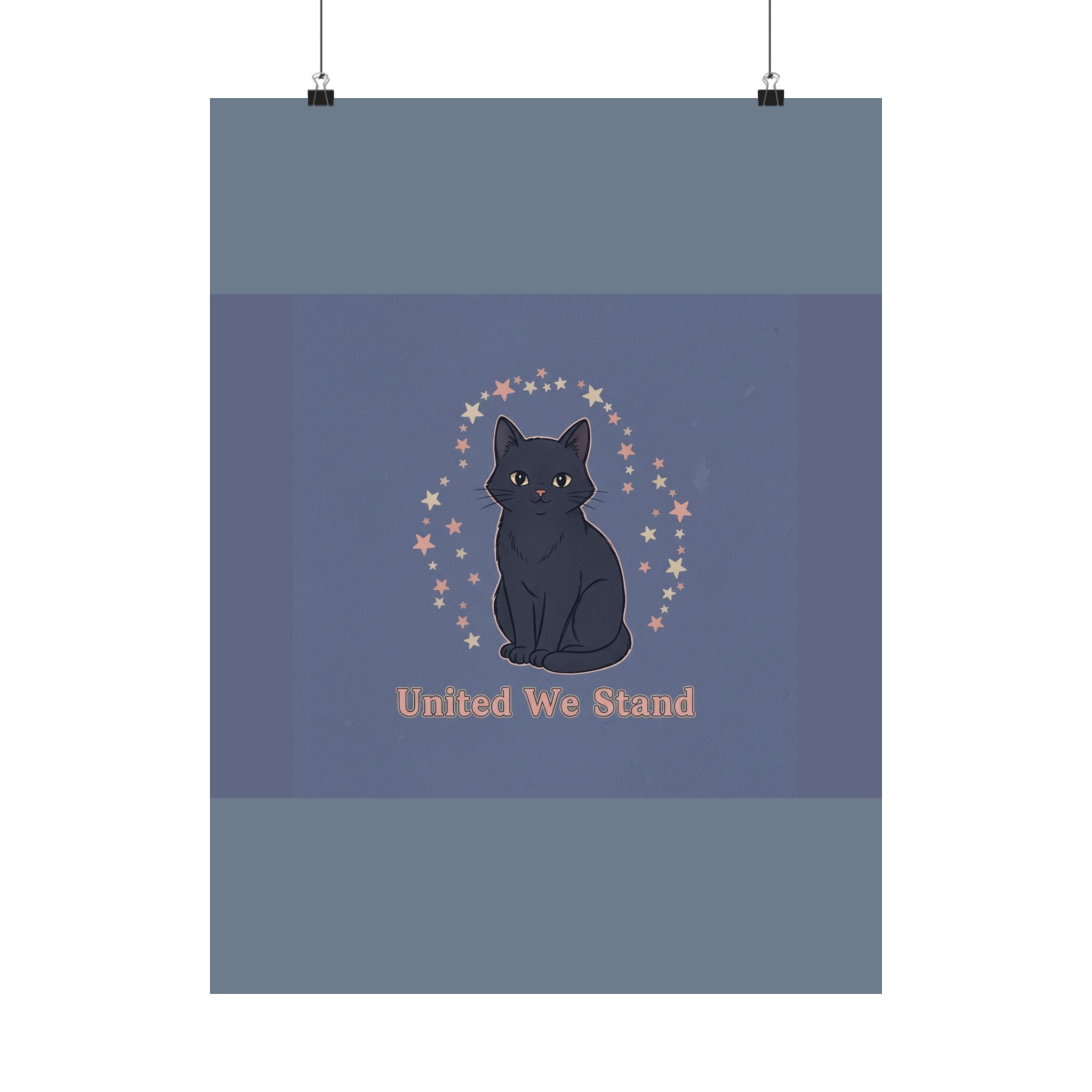 Black Cat Poster – United We Stand
