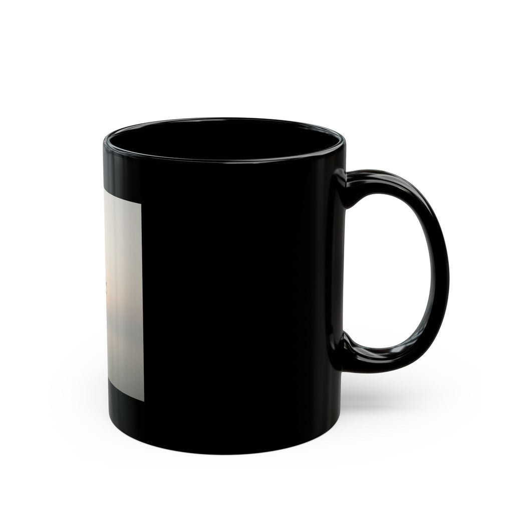 ONE DAY AT A TIME Black Mug 11oz
