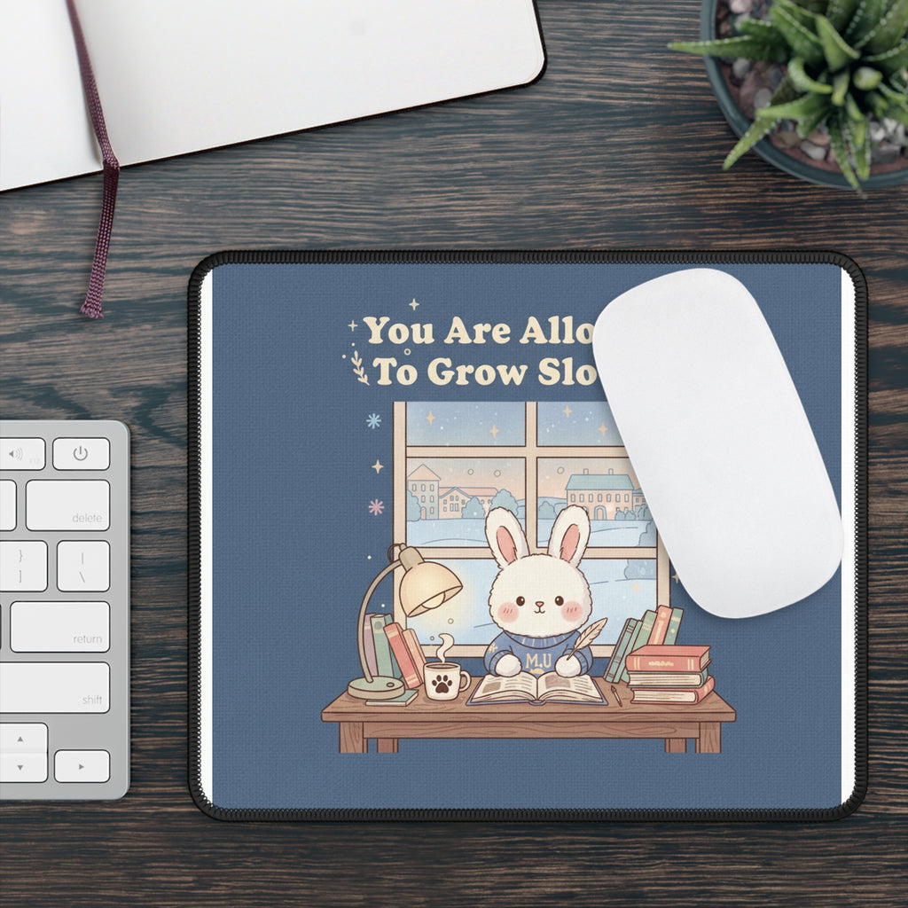 Bunny Mouse Pad – You Are Allowed to Grow Slowly