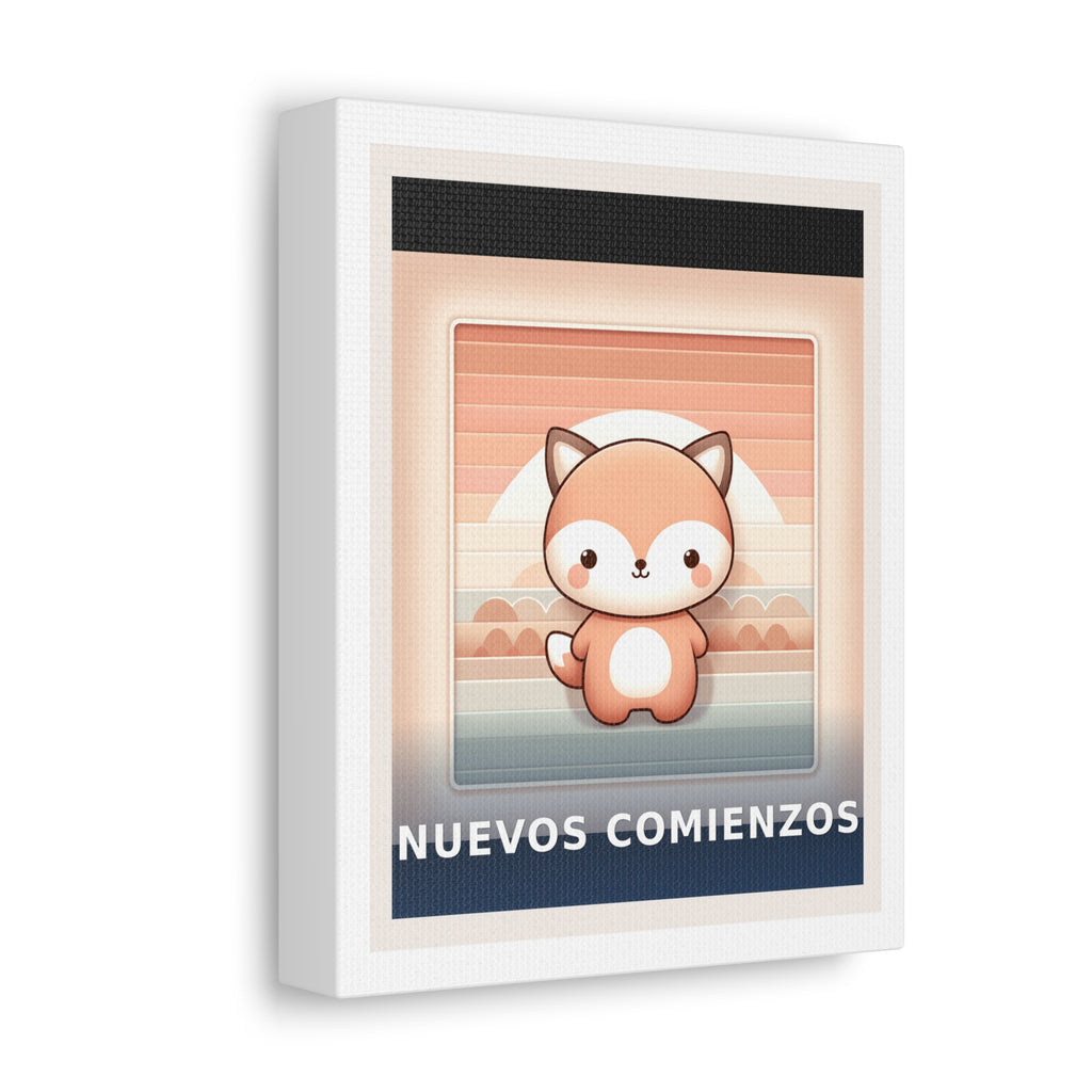 "Nuevos comienzos" Black Cat Canvas | Trendy Gift for Her | Lifestyle | KayKay Classics