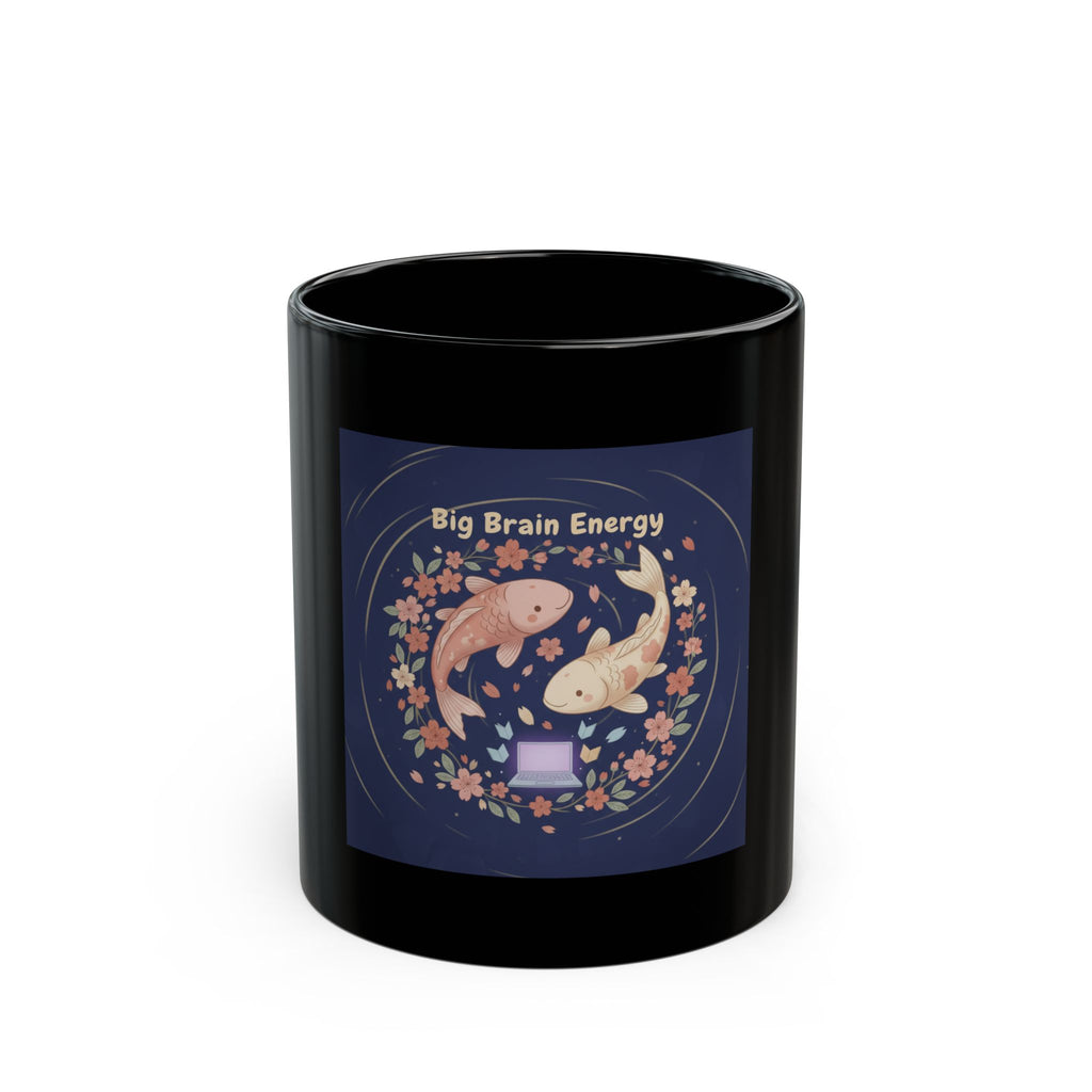 Bear Black Mug 11oz – Big Brain Energy