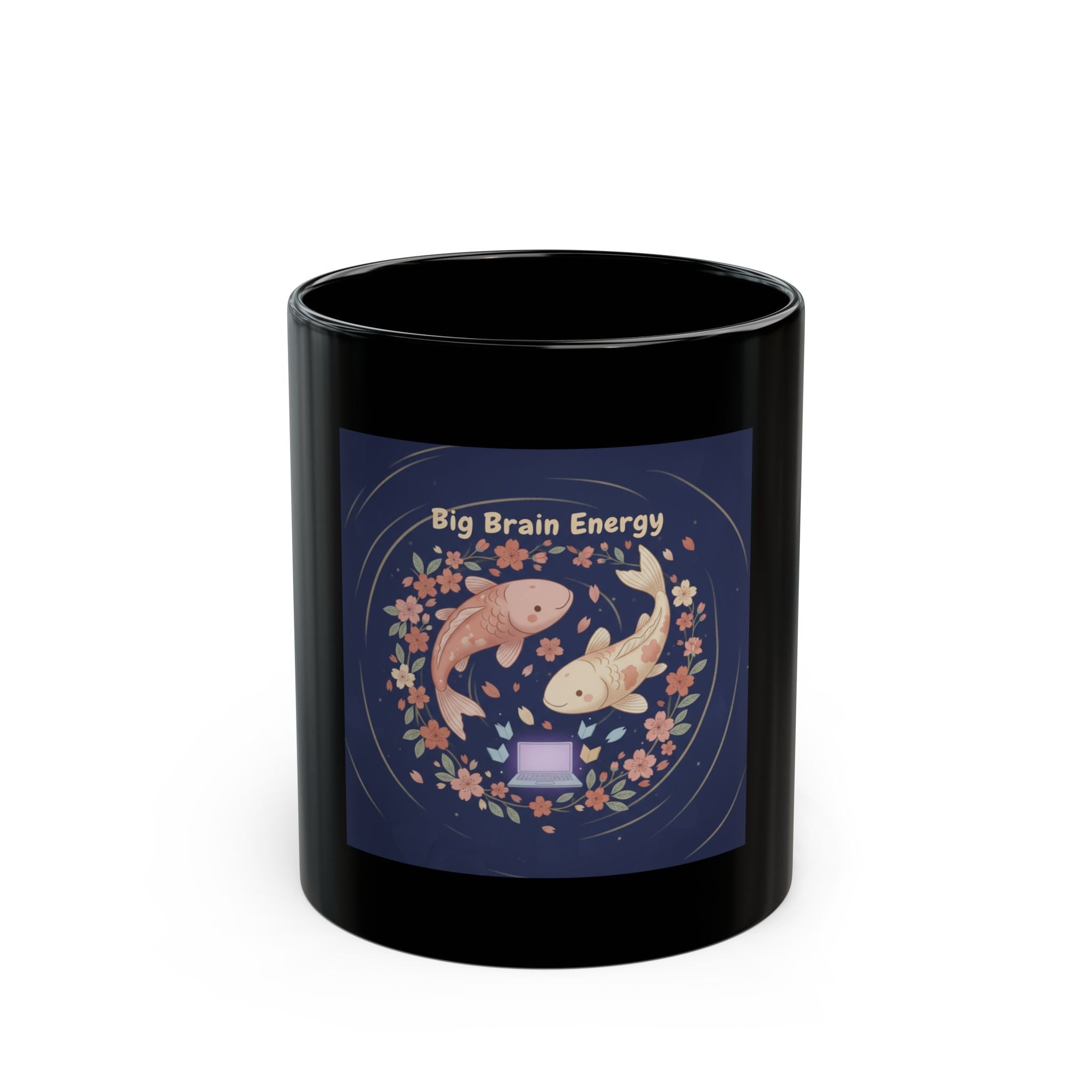 Bear Black Mug 11oz – Big Brain Energy