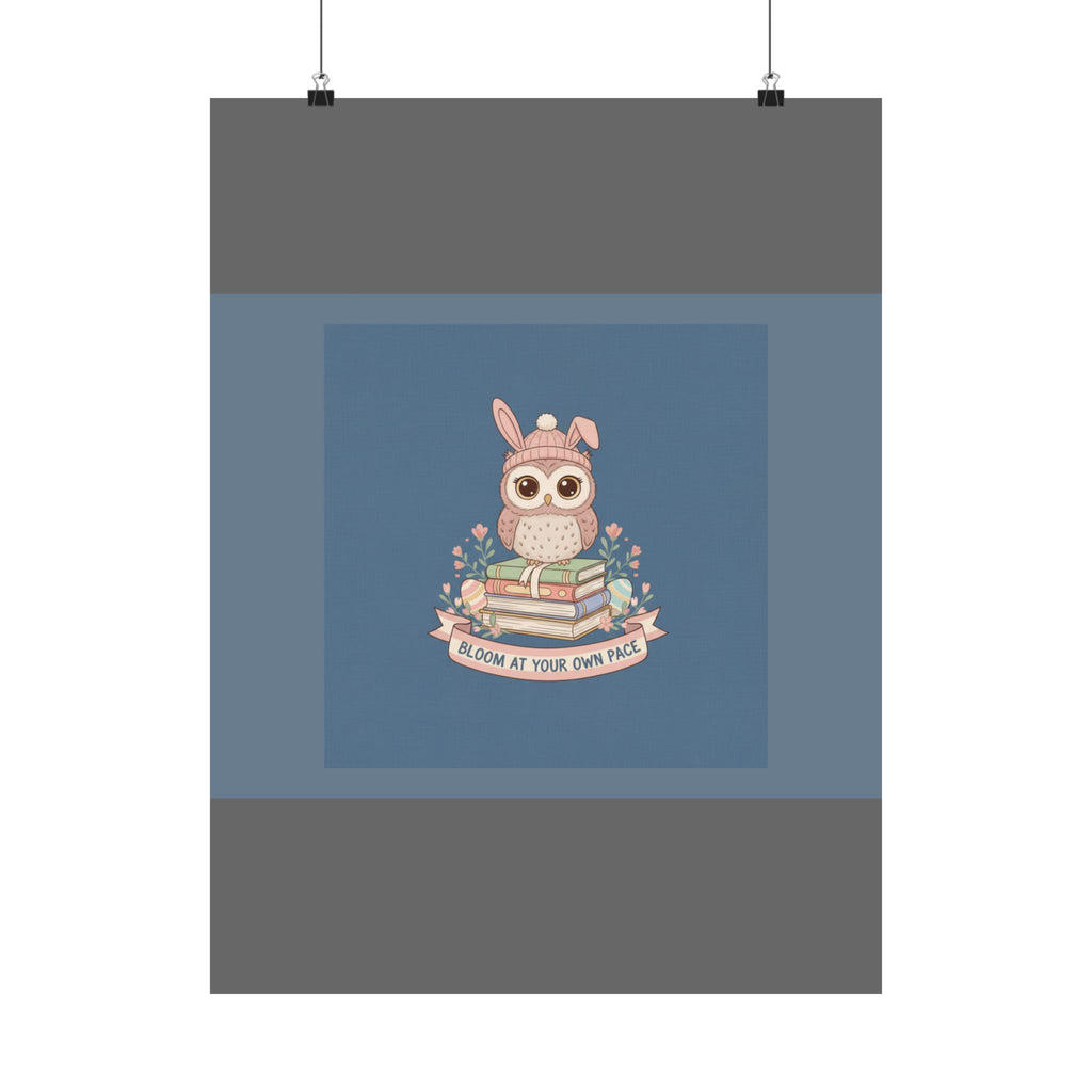 Bunny Poster – Bloom at Your Own Pace