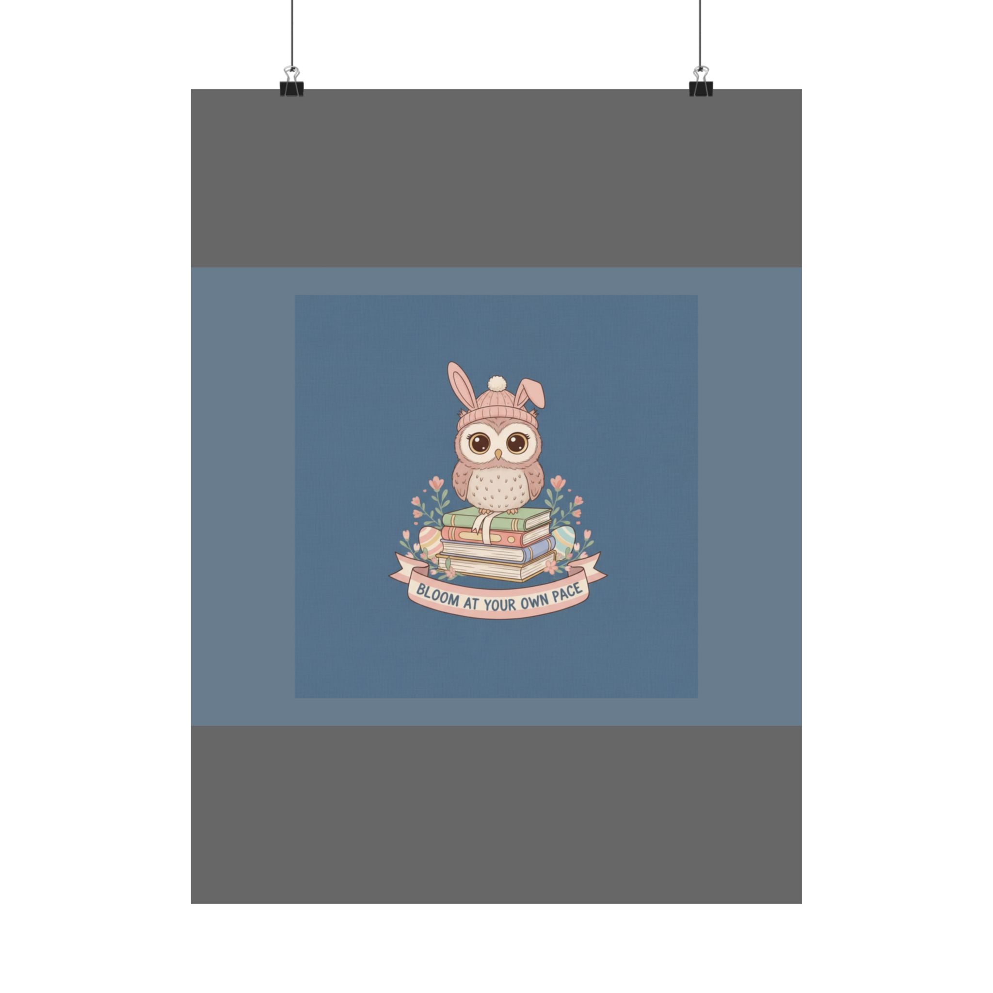 Bunny Poster – Bloom at Your Own Pace