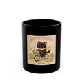 JUST KEEP GOING Black Mug 11oz