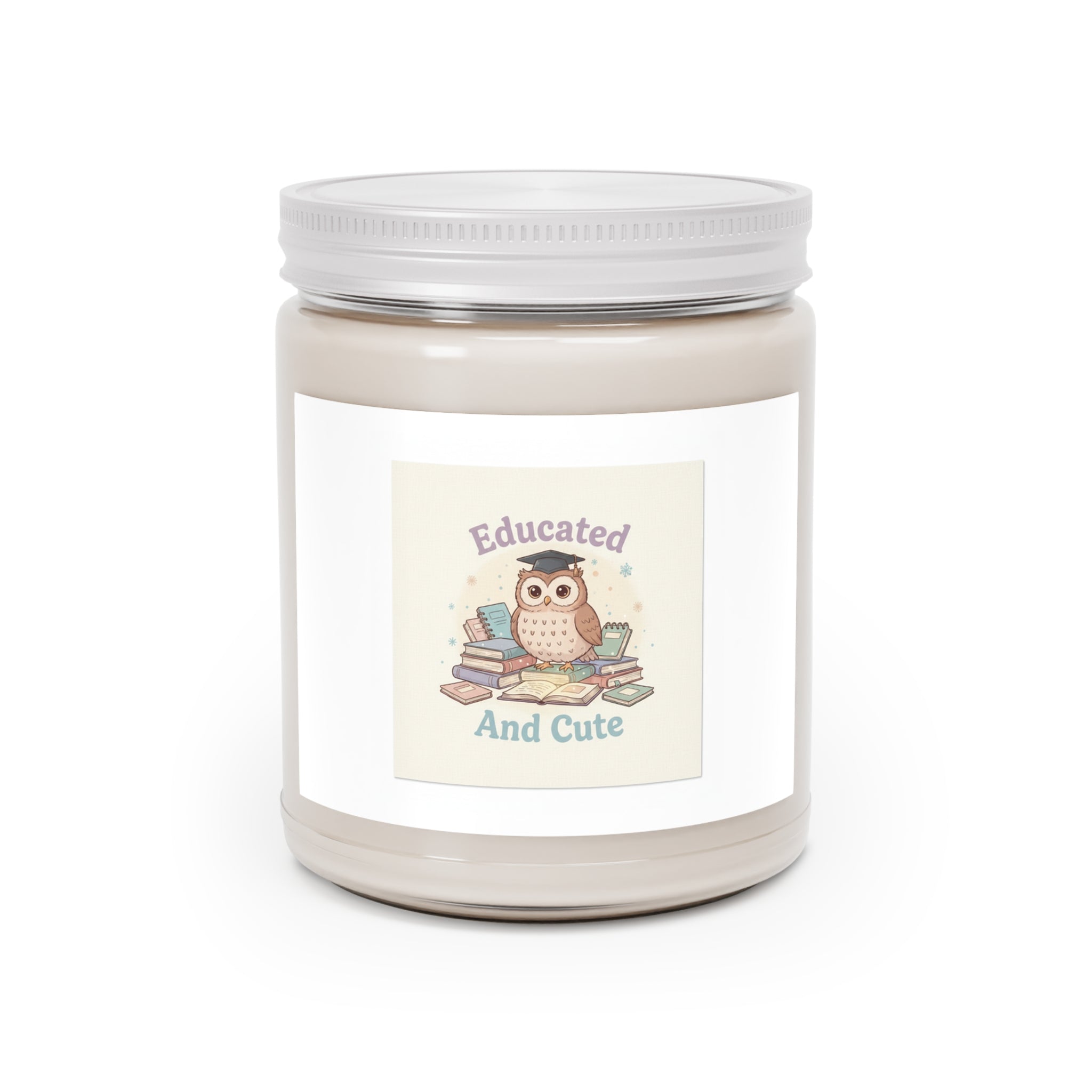 Educated And Cute Owl Scented Candle