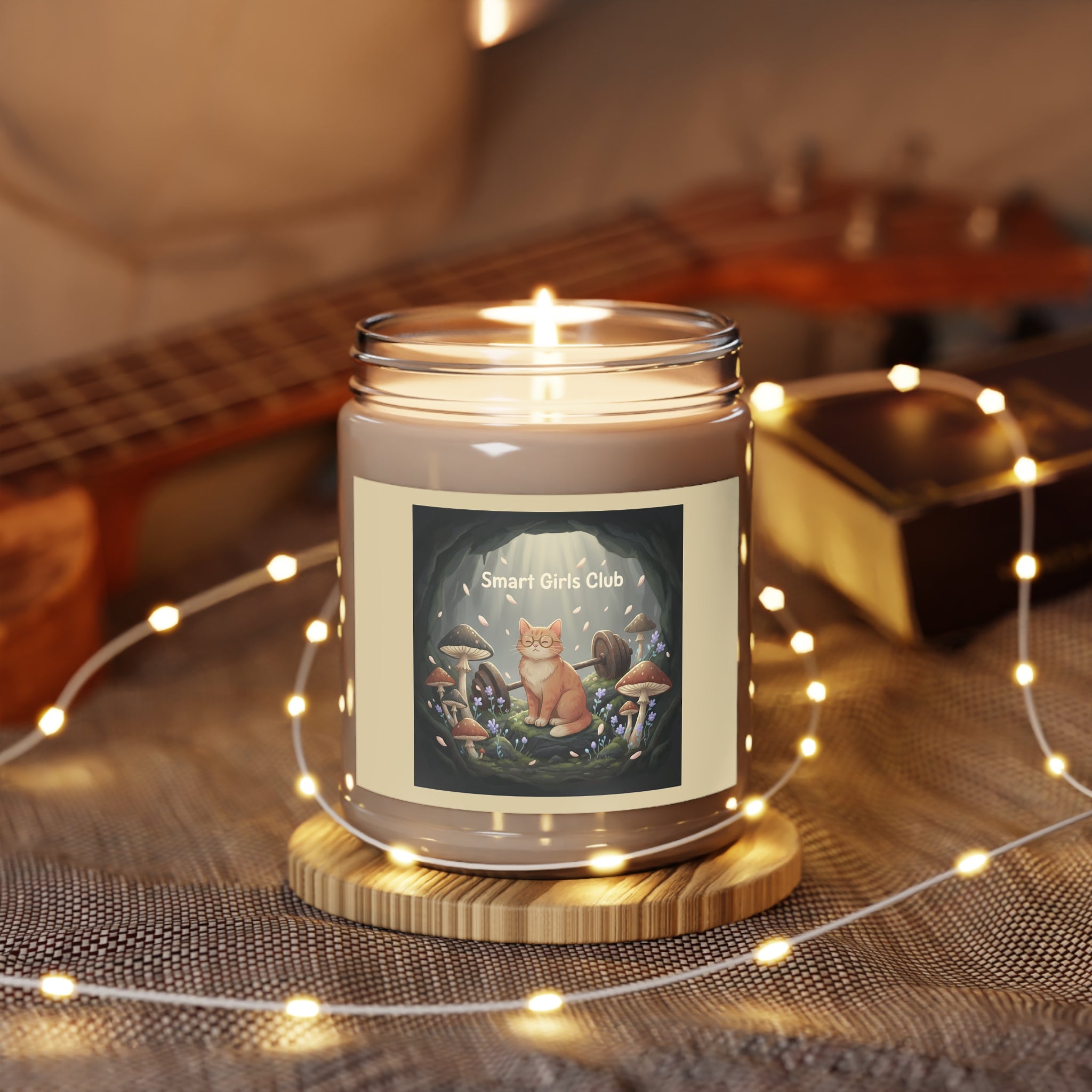 Cats With Glasses Scented Candle – Smart Girls Club