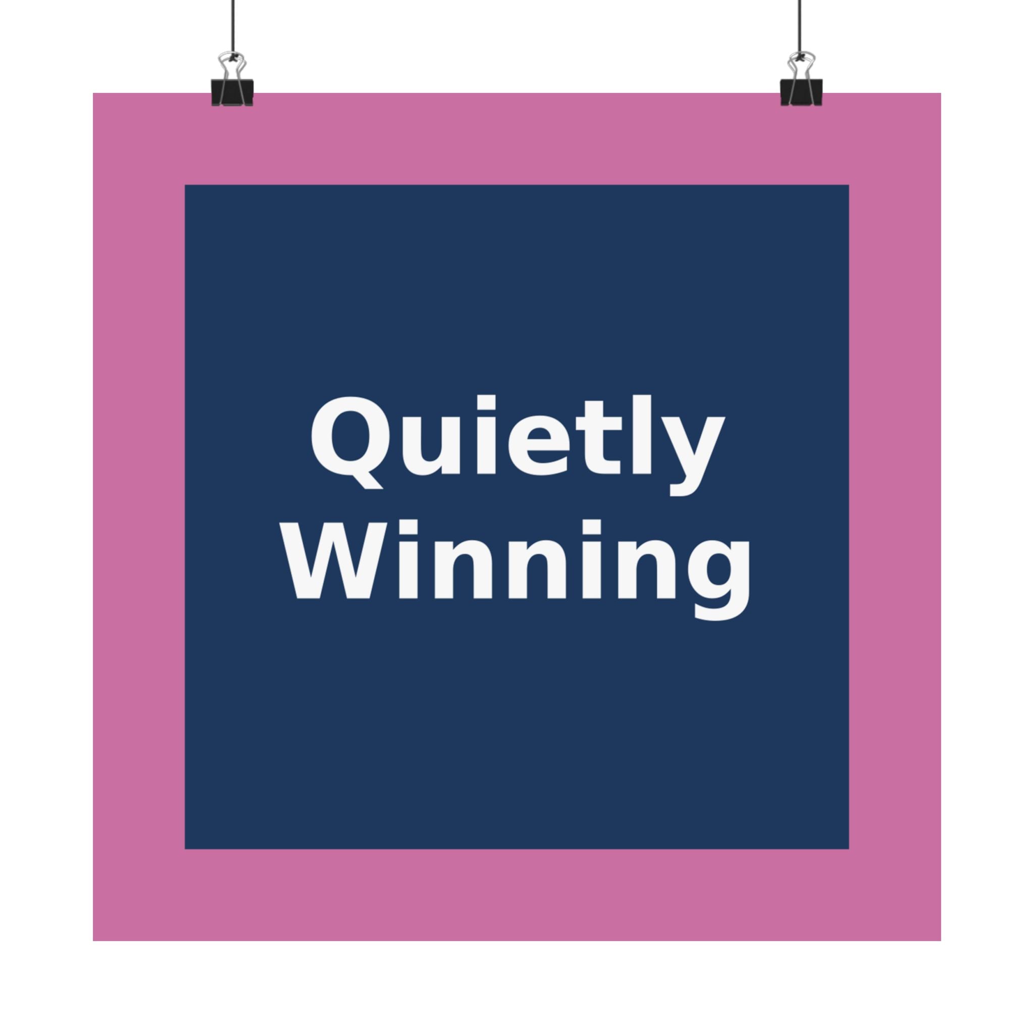 Quietly Winning - KayKay Poster