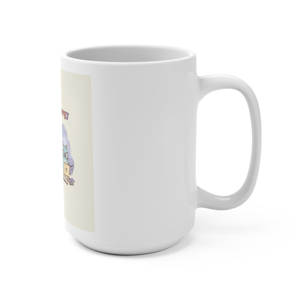 Big Brain Energy Cats Mug 15oz