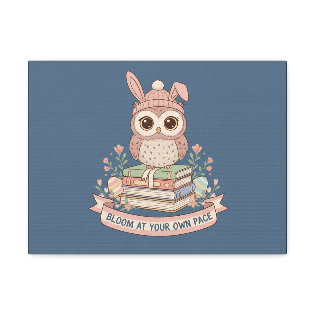 Bunny Canvas Print – Bloom at Your Own Pace