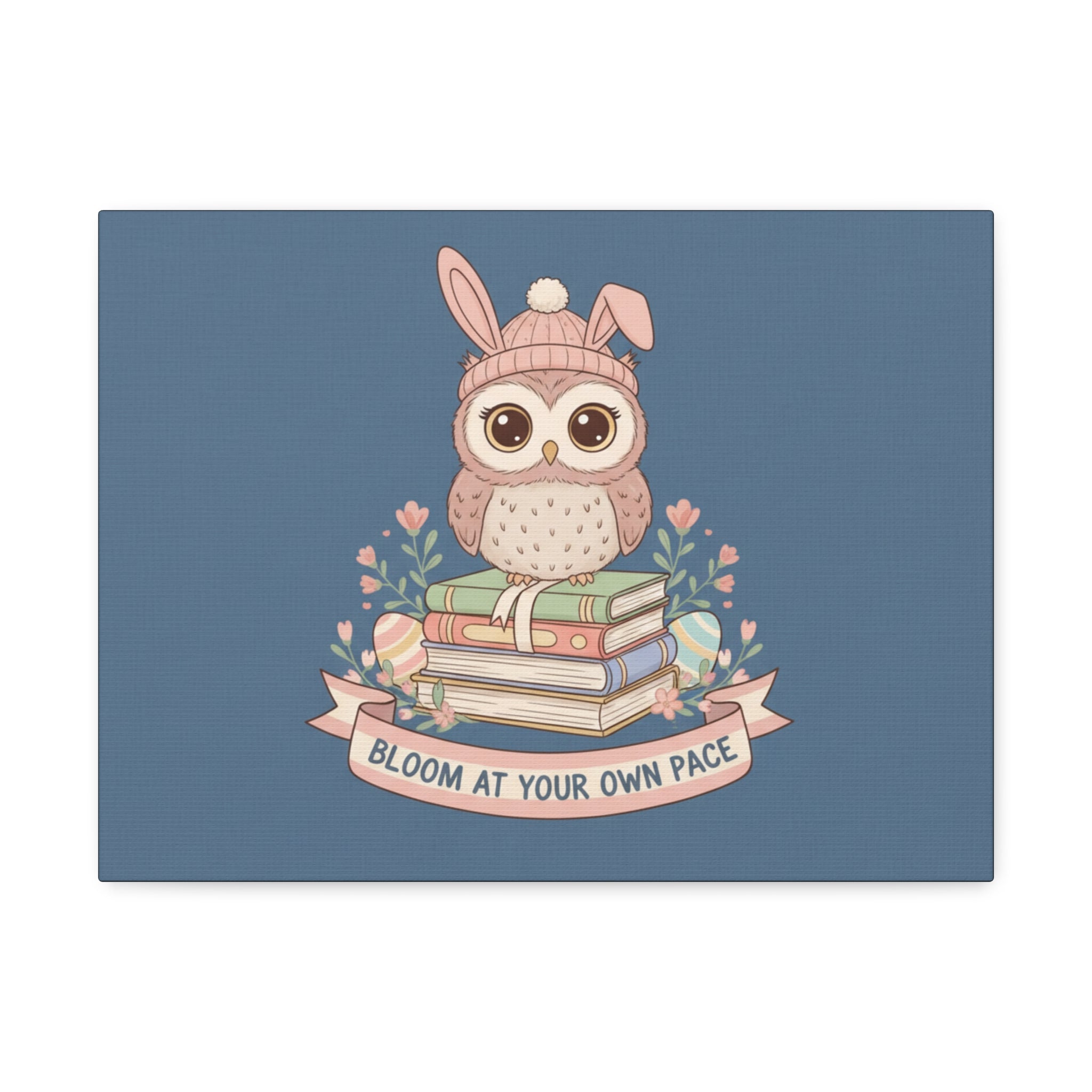 Bunny Canvas Print – Bloom at Your Own Pace