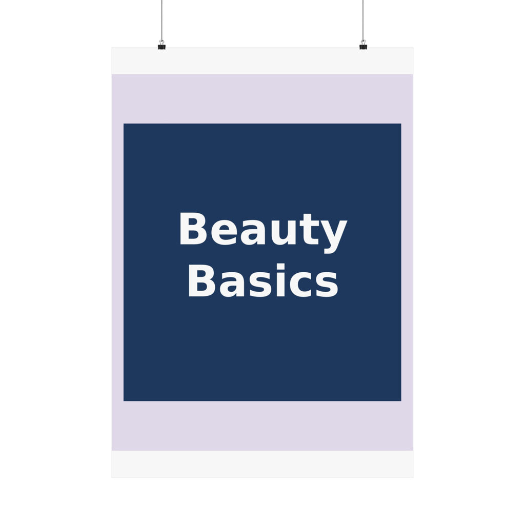 "Beauty Basics" Black Cat Poster | College Girl Gift | Fashion | KayKay Classics