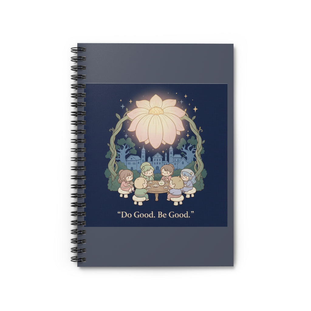 Do Good Be Good Spiral Notebook – Room Decor