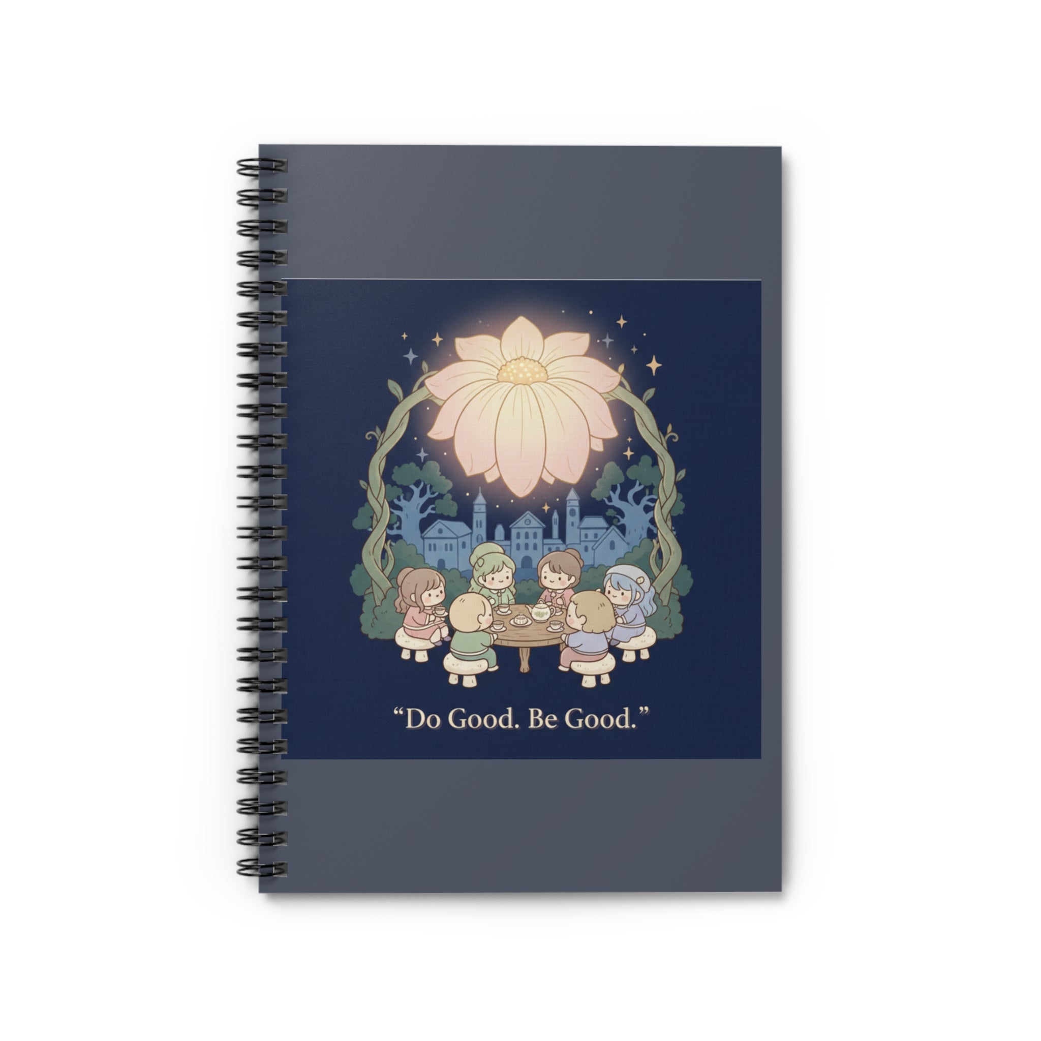 Do Good Be Good Spiral Notebook – Room Decor