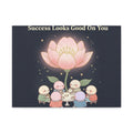 Tiny Chibi Creatures Canvas Print – Success Looks Good on You