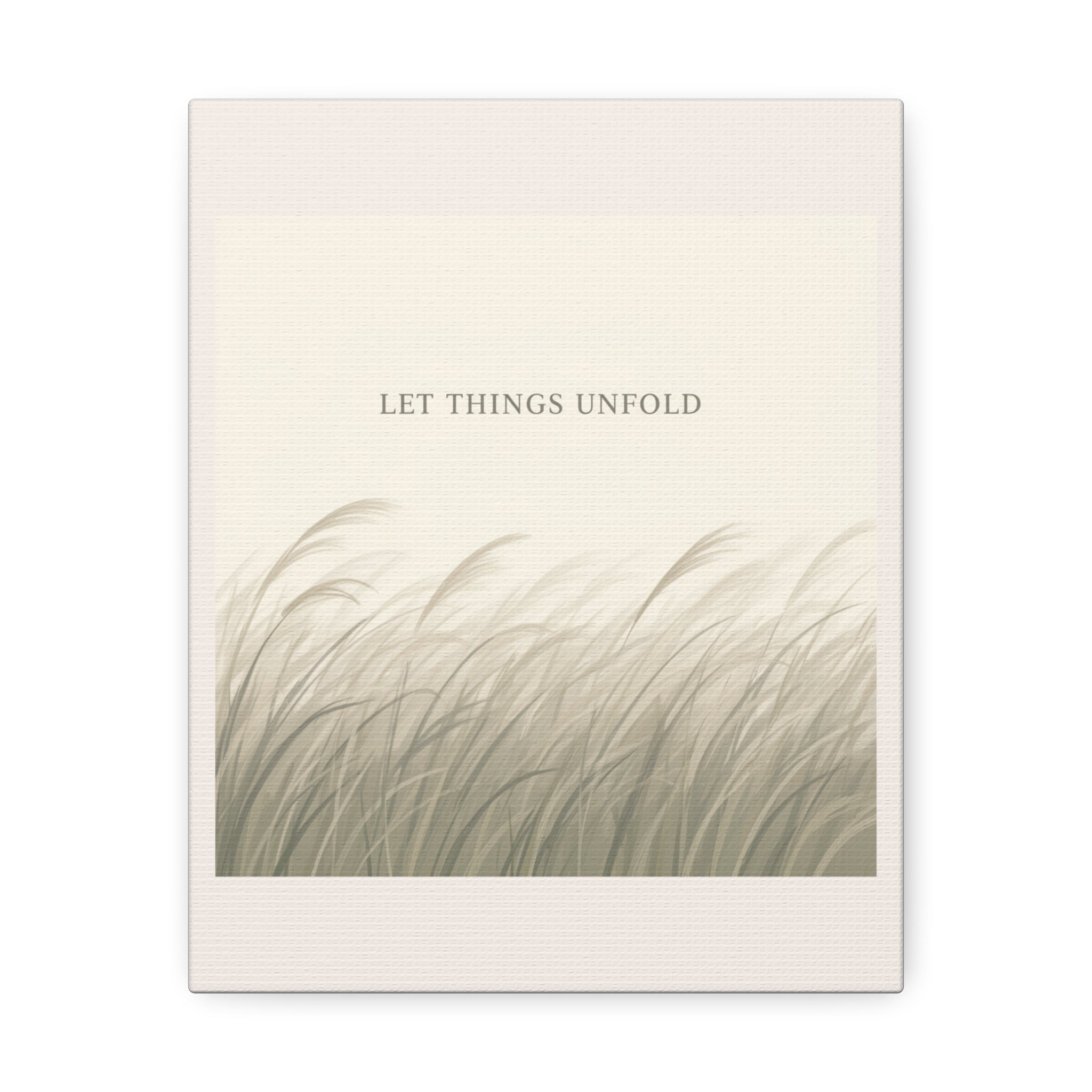 "LET THINGS UNFOLD" Black Cat Canvas | College Girl Gift | Fashion | KayKay Classics