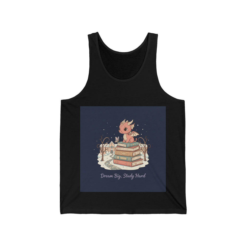 Dream Big, Study Hard Dragon Tank Top