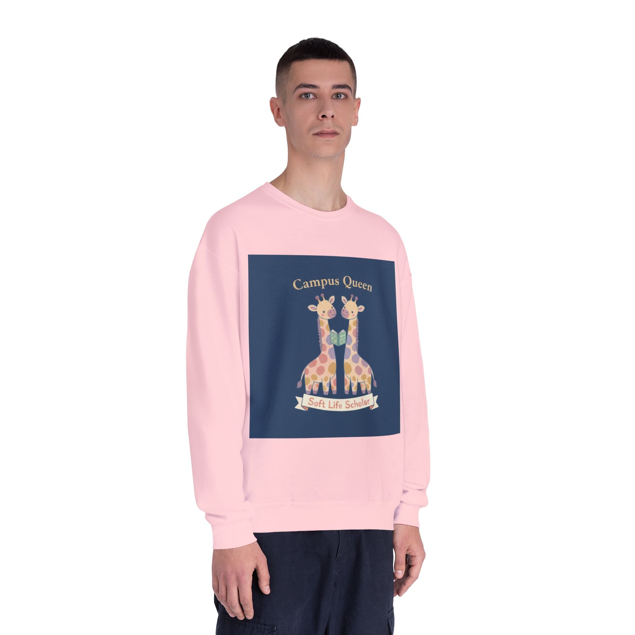 Giraffes Crewneck Sweatshirt – Campus Queen Soft Life Scholar