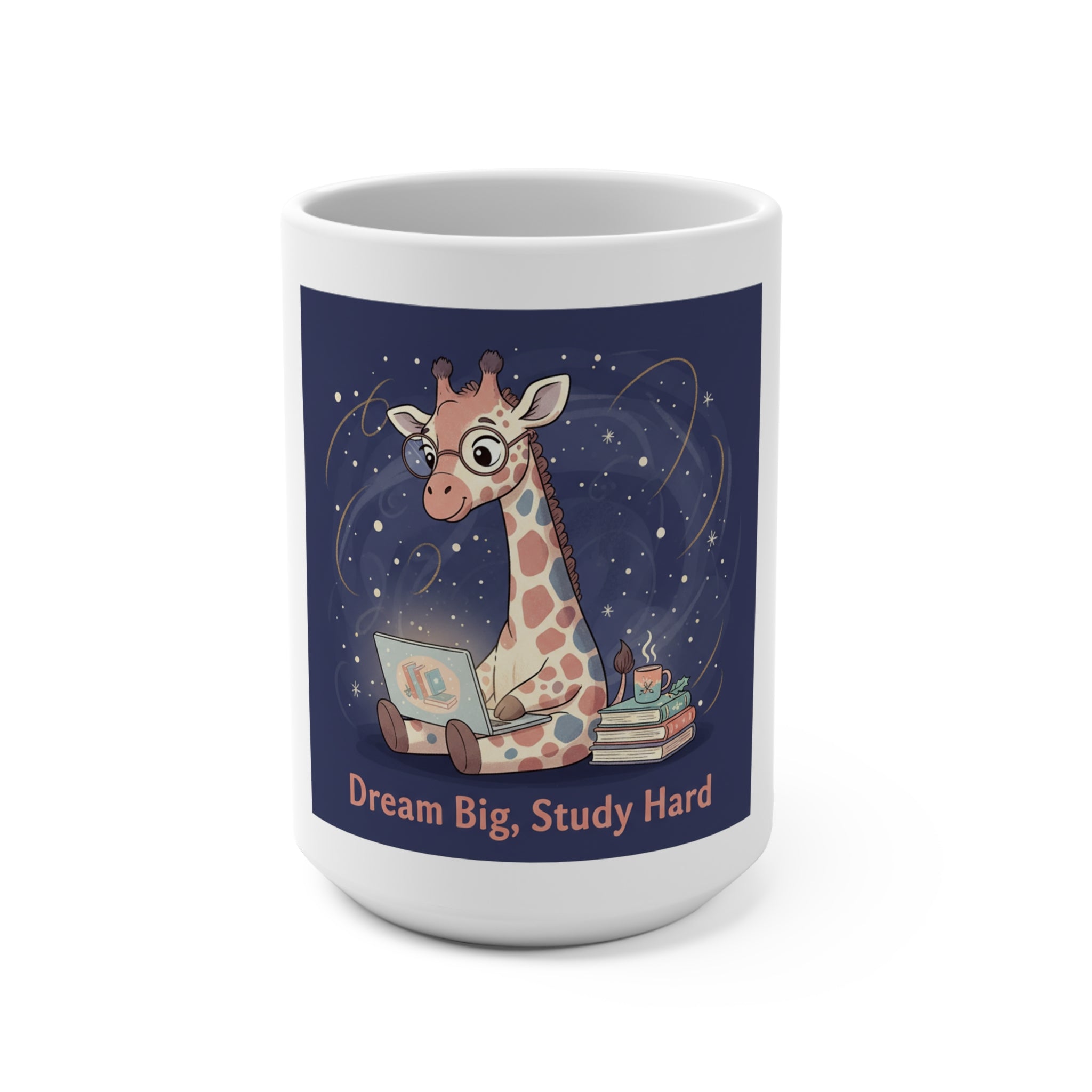 Bunny Mug 15oz – Dream Big Study Hard
