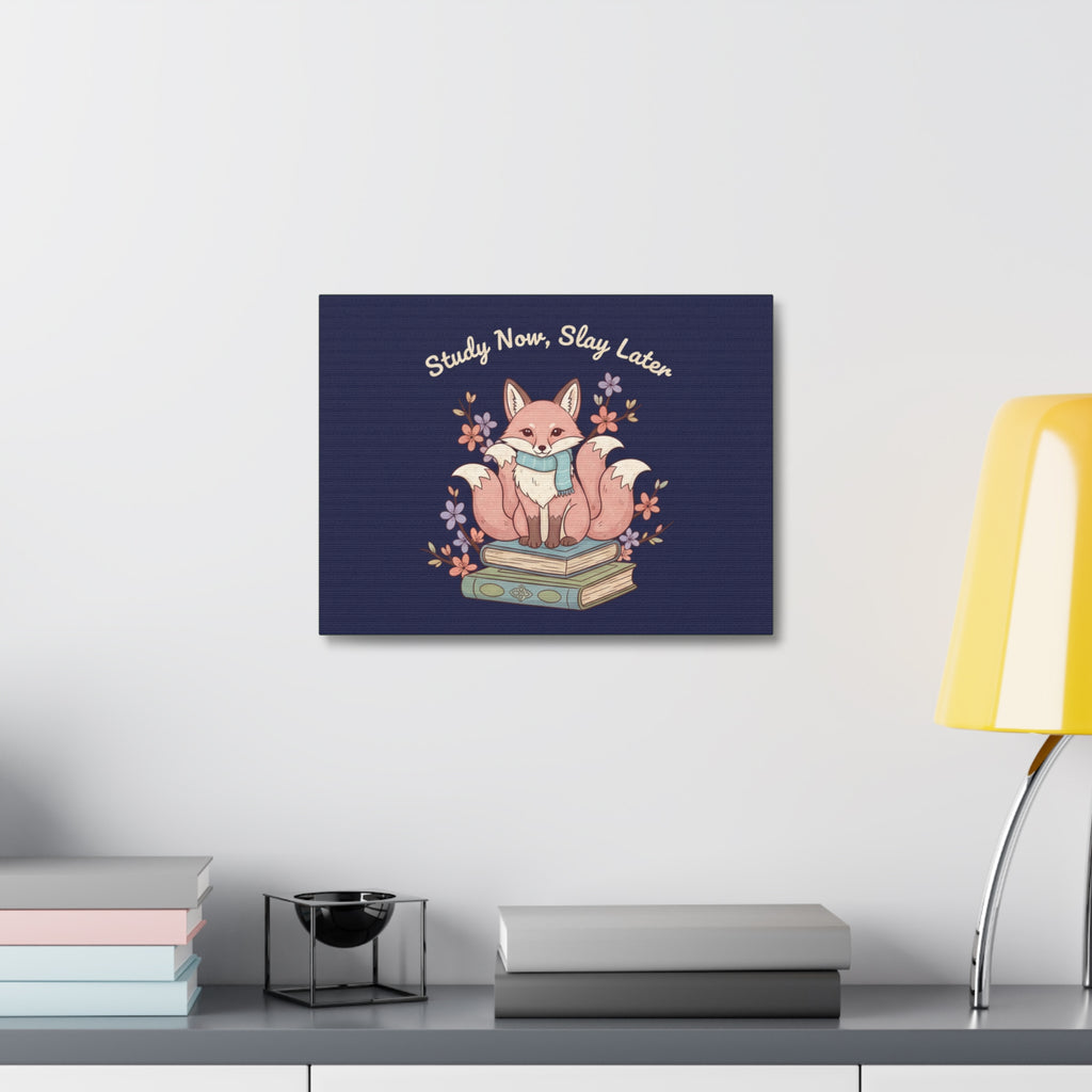 Kitsune Canvas Print – Study Now Slay Later