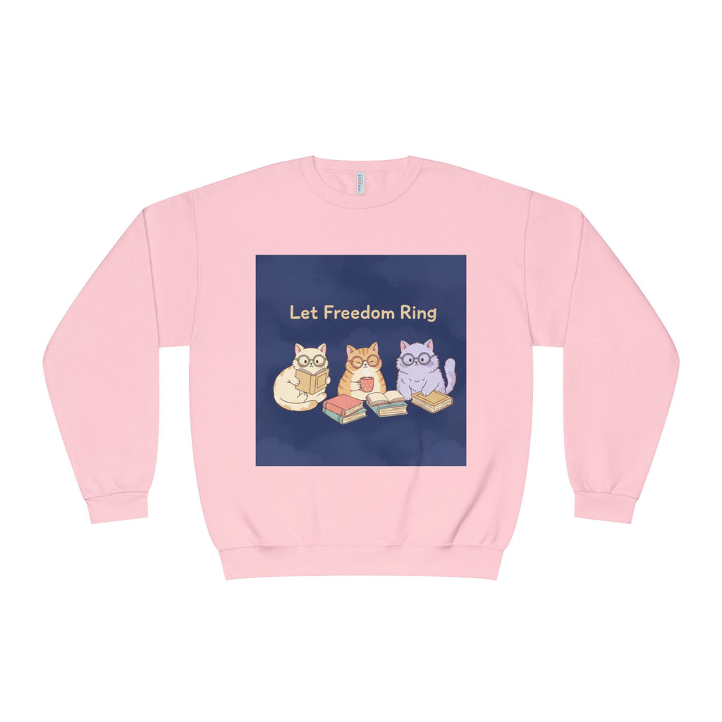 Cats With Glasses Crewneck Sweatshirt – Let Freedom Ring