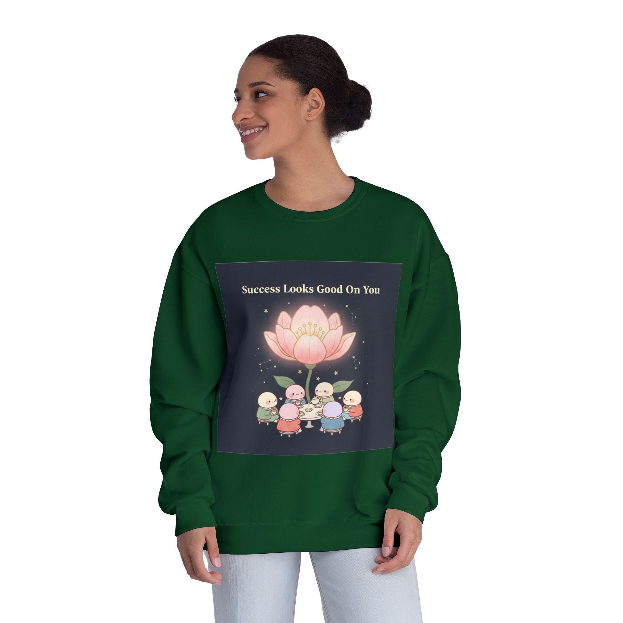 Tiny Chibi Creatures Crewneck Sweatshirt – Success Looks Good on You
