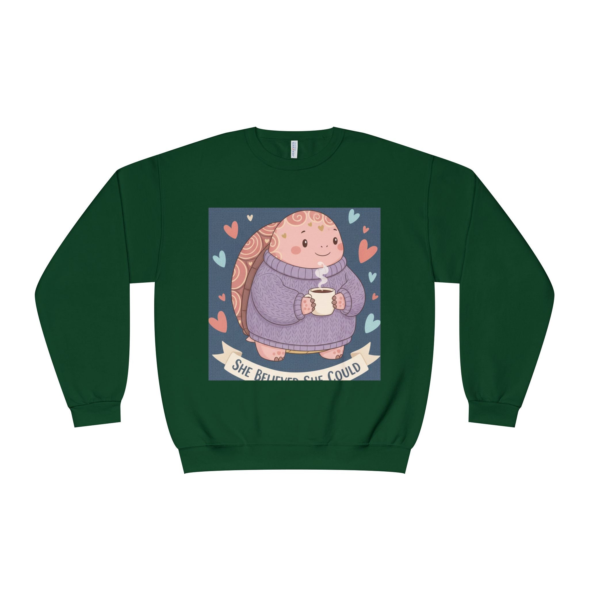 Turtle Crewneck Sweatshirt – She Believed She Could