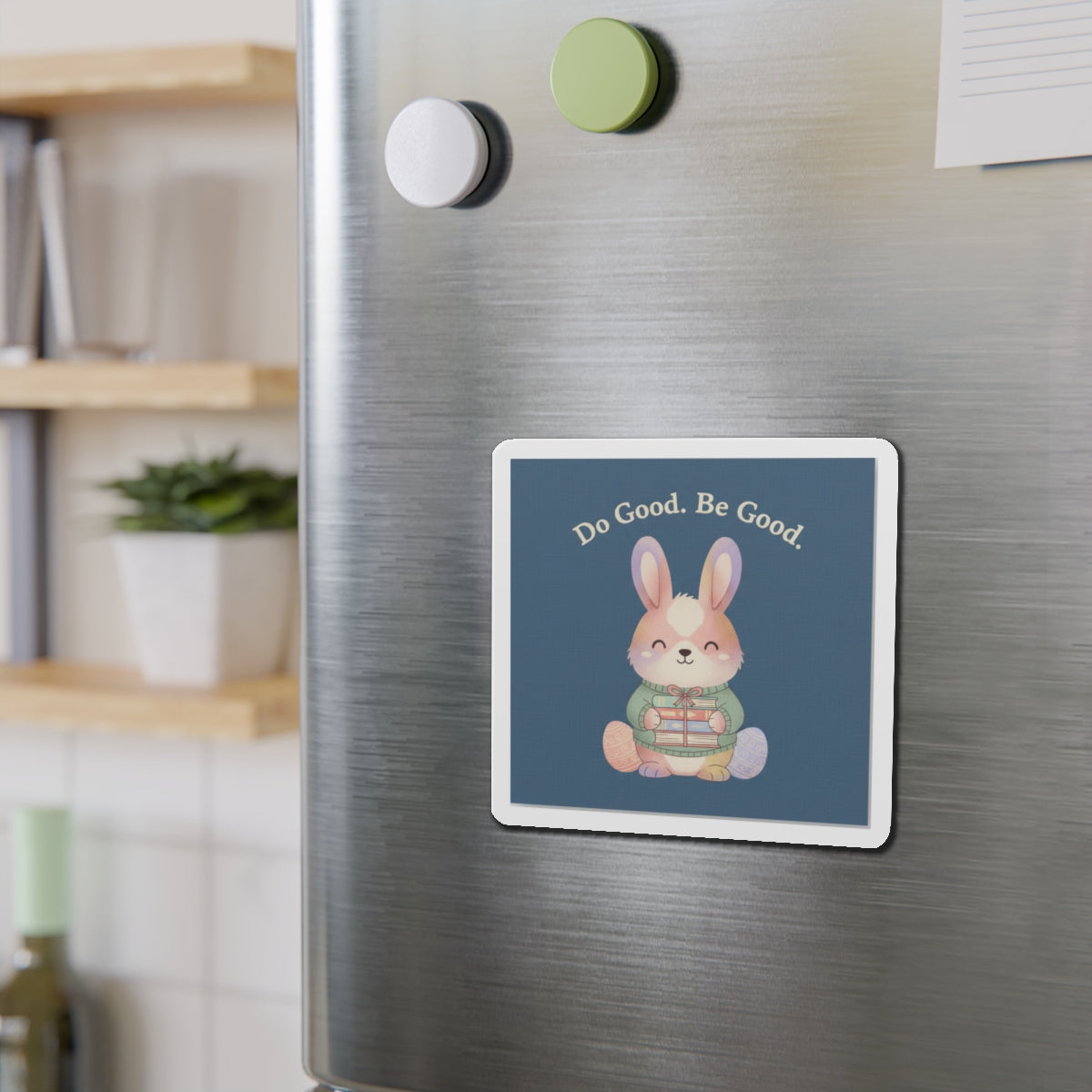 Bunny Die-Cut Magnet – Do Good Be Good