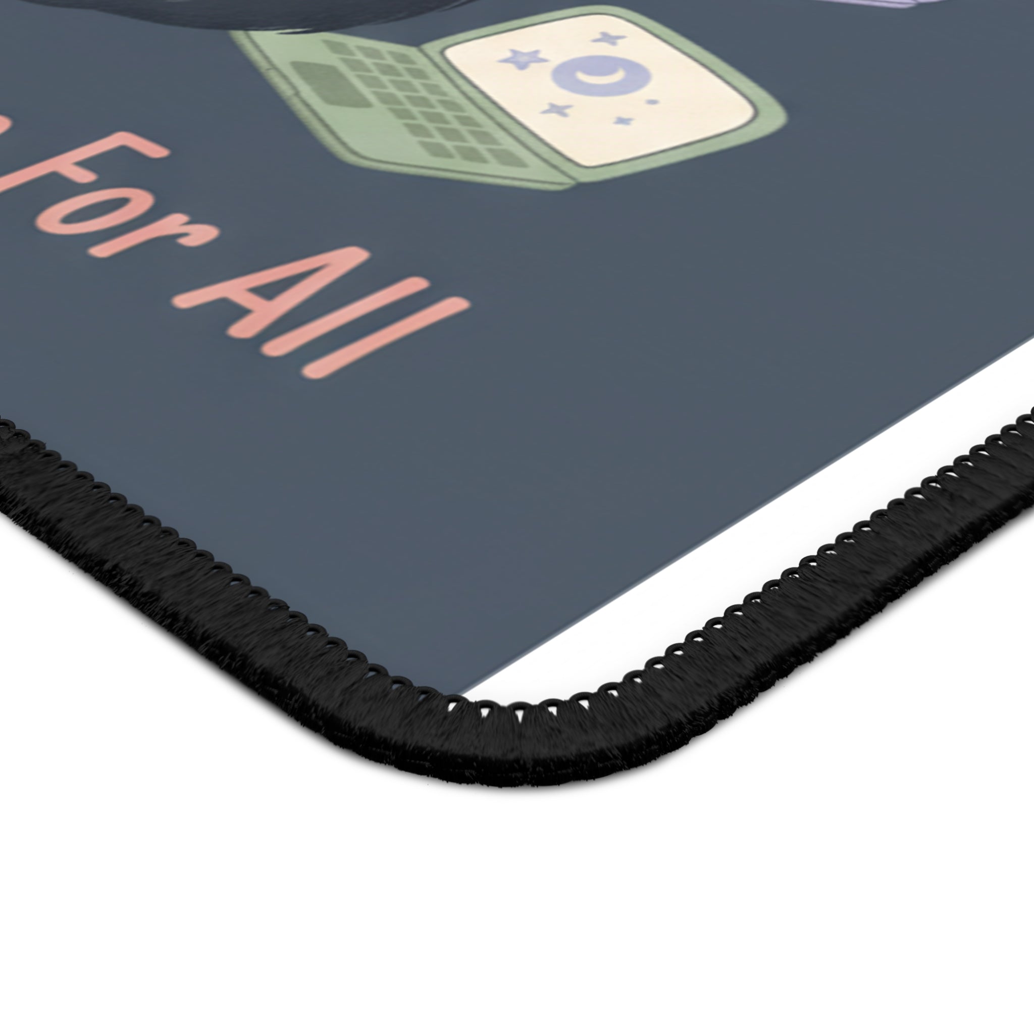 Black Cat Mouse Pad – Liberty and Justice for All