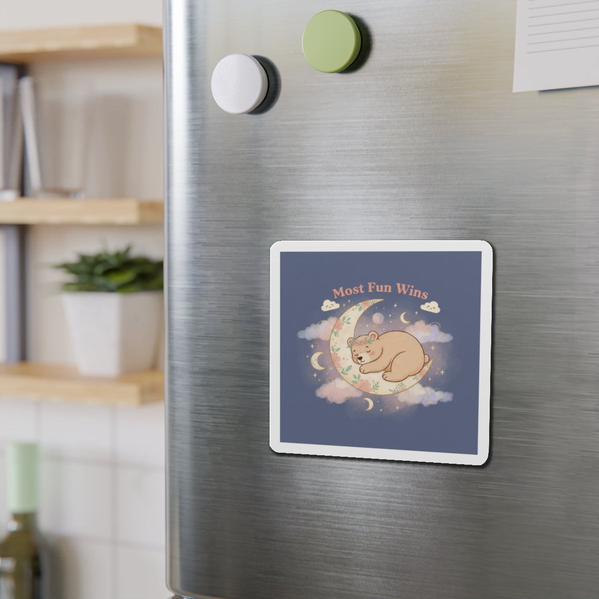 Bear Die-Cut Magnet – Most Fun Wins