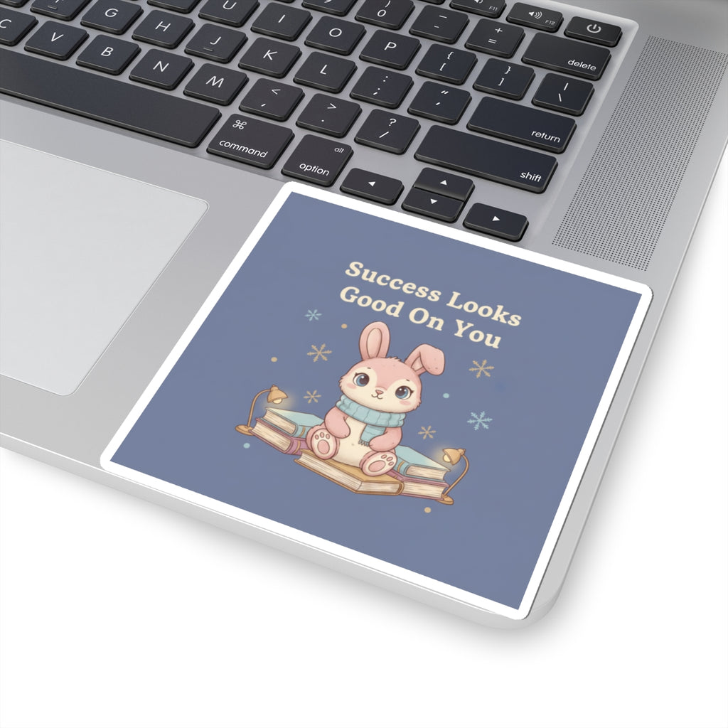 Rabbit Kiss-Cut Sticker – Success Looks Good on You
