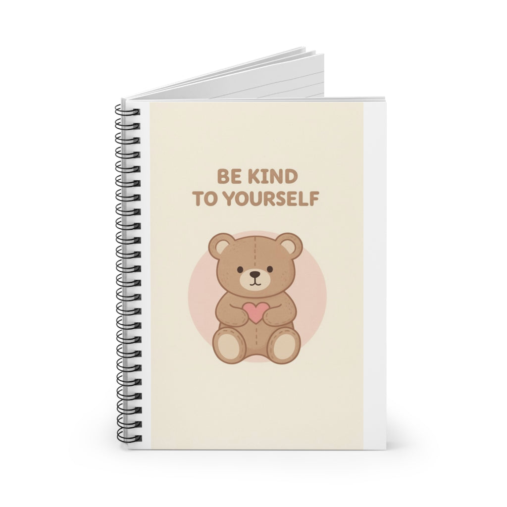 BE KIND TO YOURSELF Bear Spiral Notebook