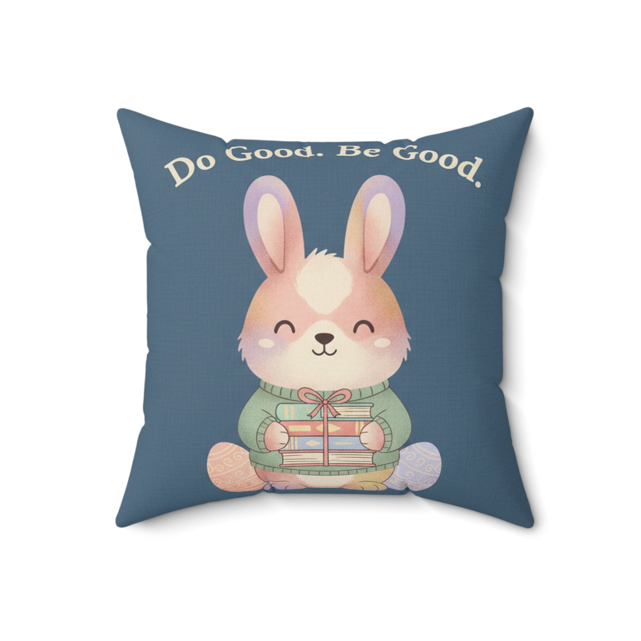 Bunny Square Pillow – Do Good Be Good