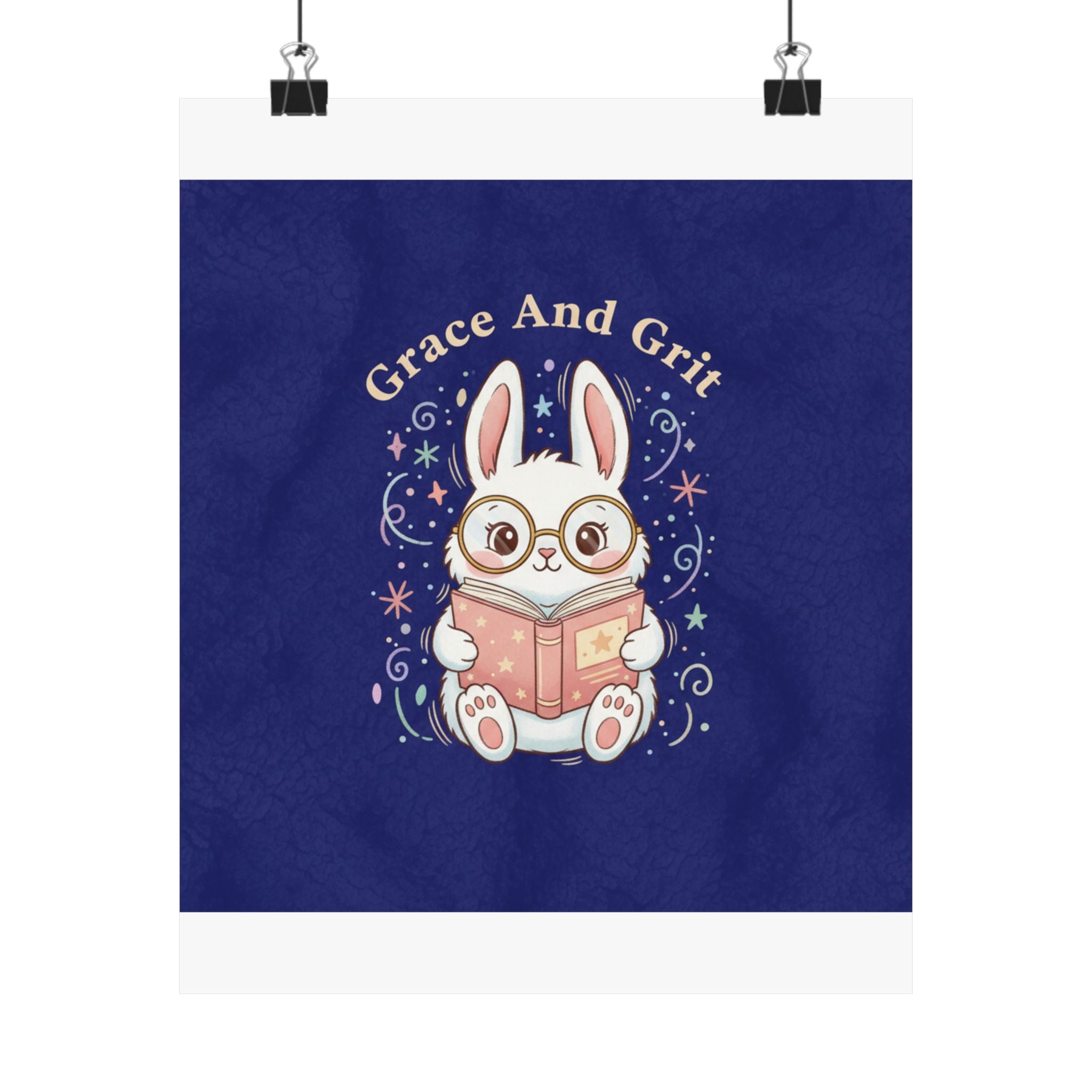 Bunny Poster – Grace and Grit