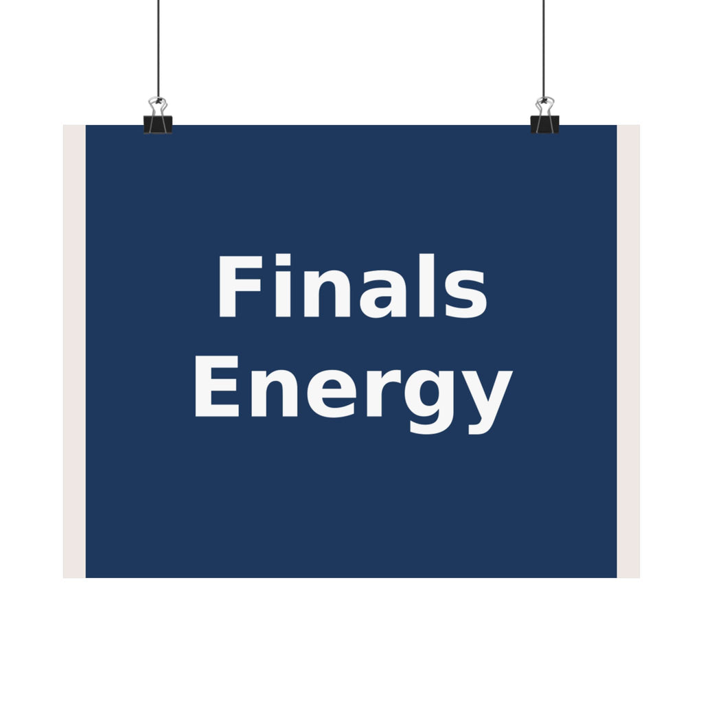 "Finals Energy" Black Cat Poster | Trendy Gift for Her | Lifestyle | KayKay Classics