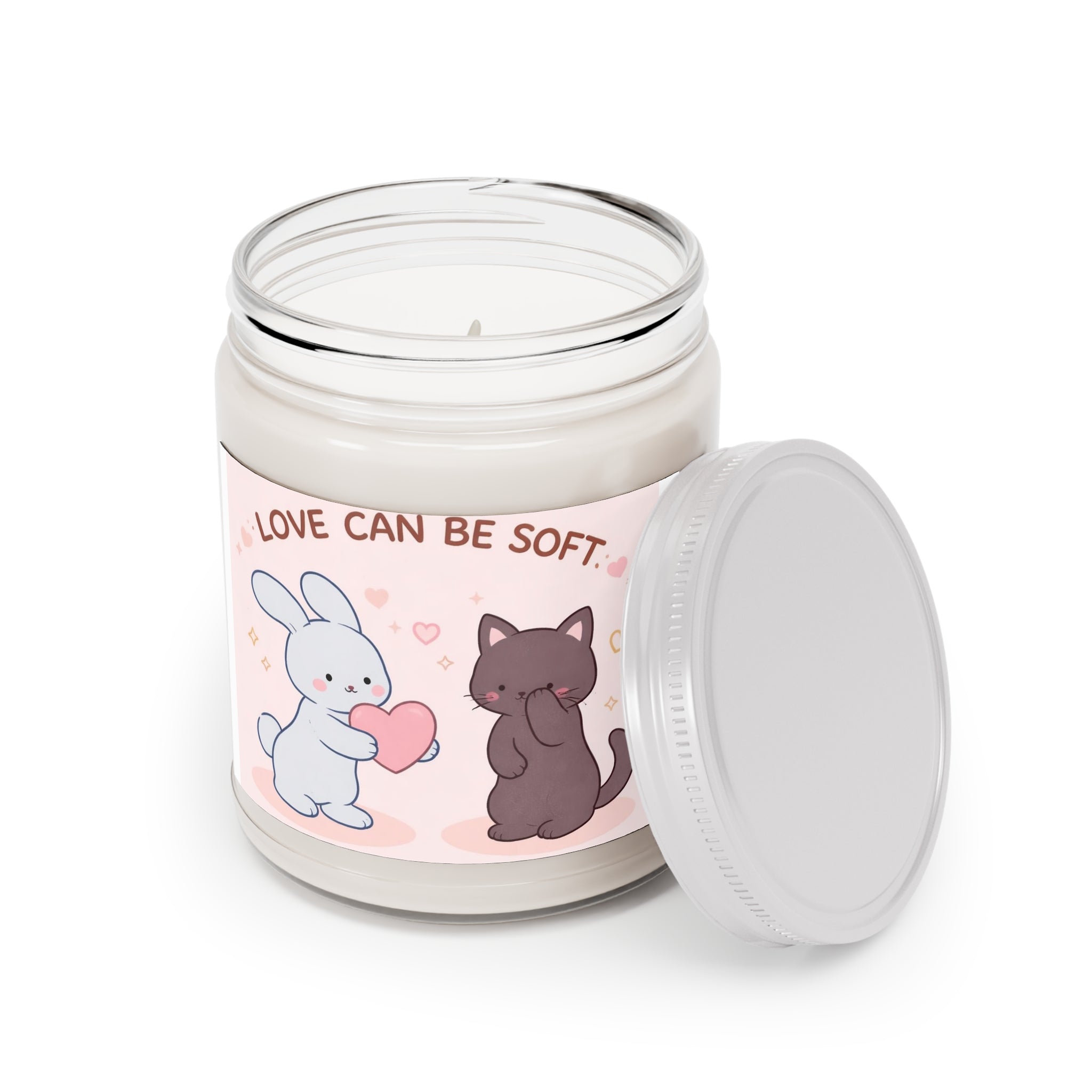 LOVE CAN BE SOFT Rabbit, cat Scented Candle