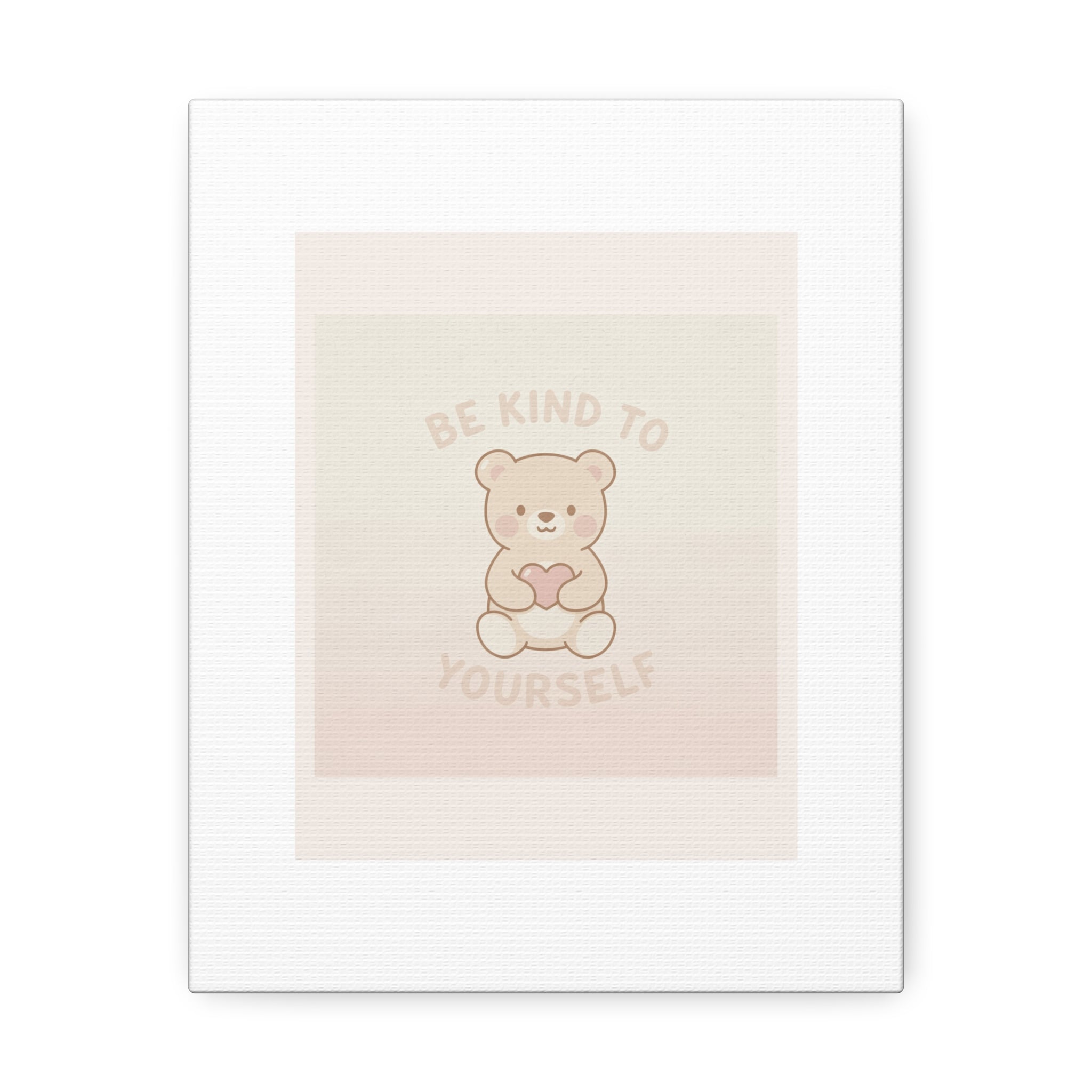 "BE KIND TO YOURSELF" Black Cat Canvas | Trendy Gift for Her | Lifestyle | KayKay Classics