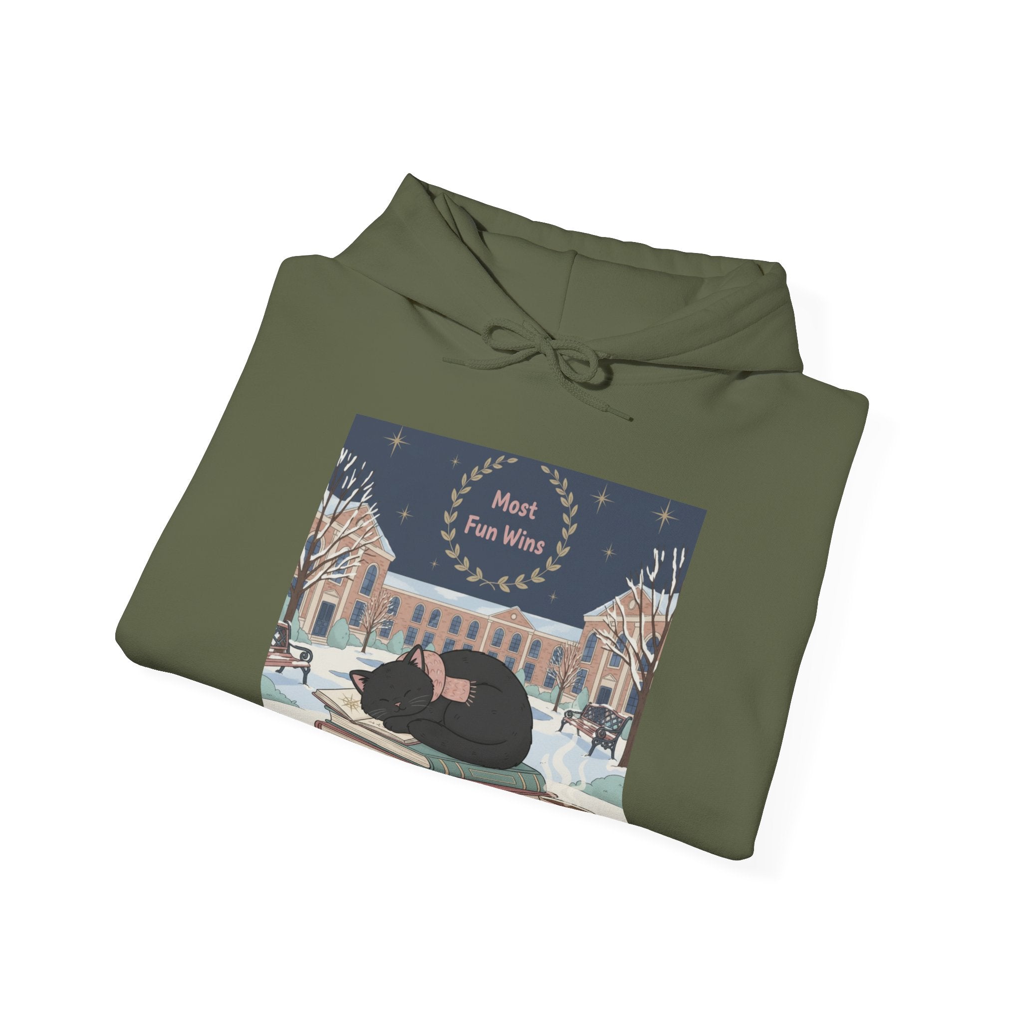 Black Cat Hoodie – Most Fun Wins