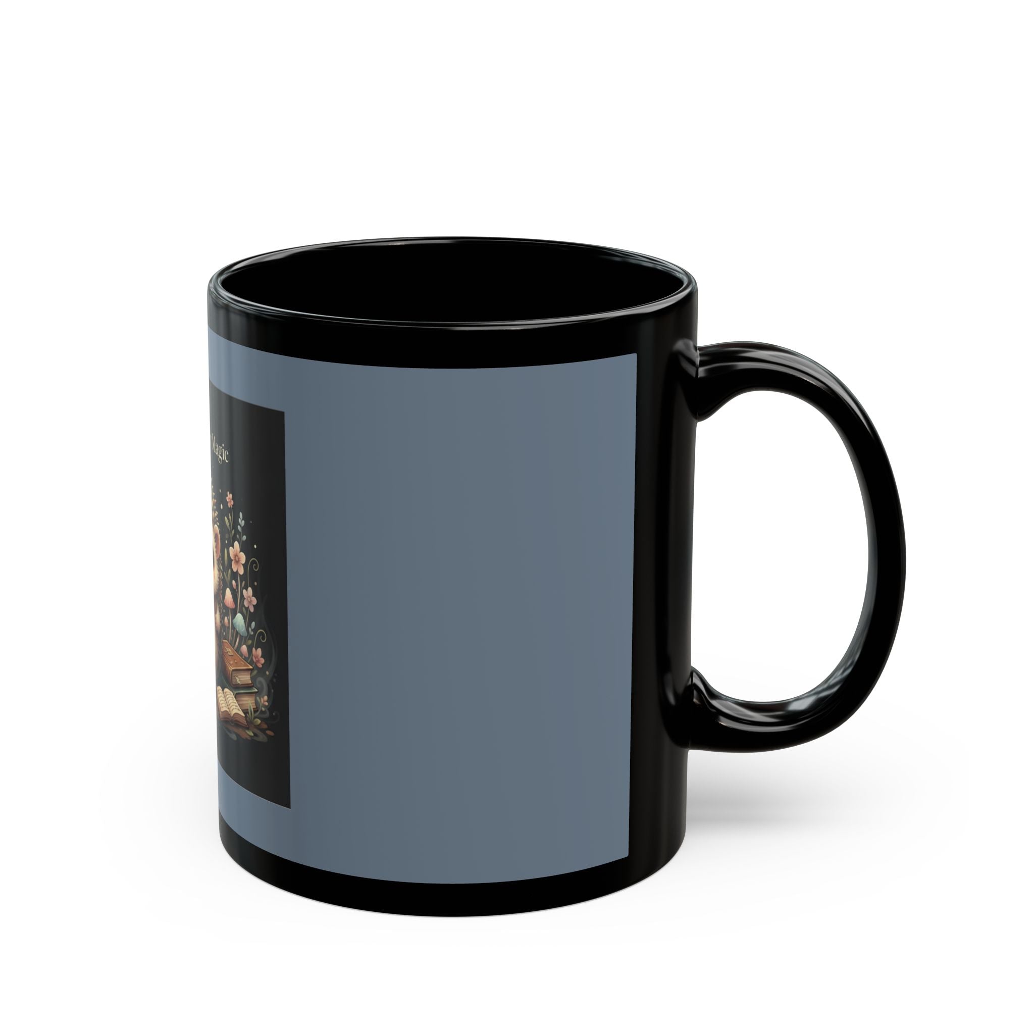 Hedgehog Black Mug 11oz – Believe in Your Magic