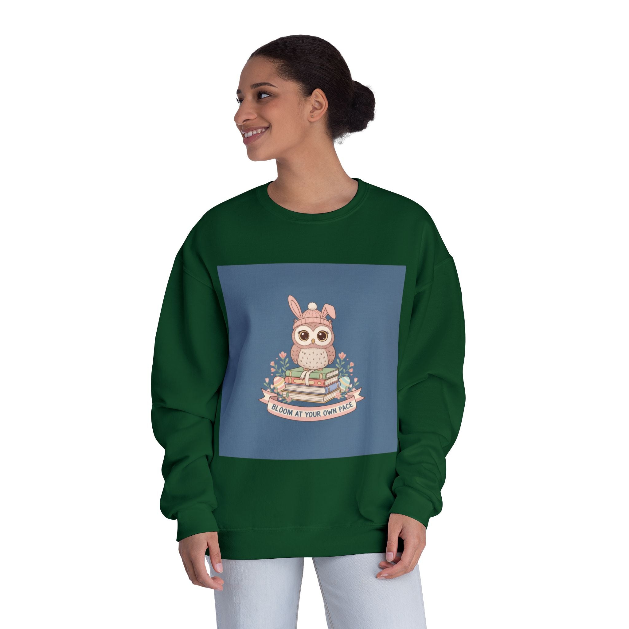 Bunny Crewneck Sweatshirt – Bloom at Your Own Pace