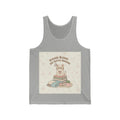 STRESSED BLESSED AND COFFEE OBSESSED Cat Tank Top